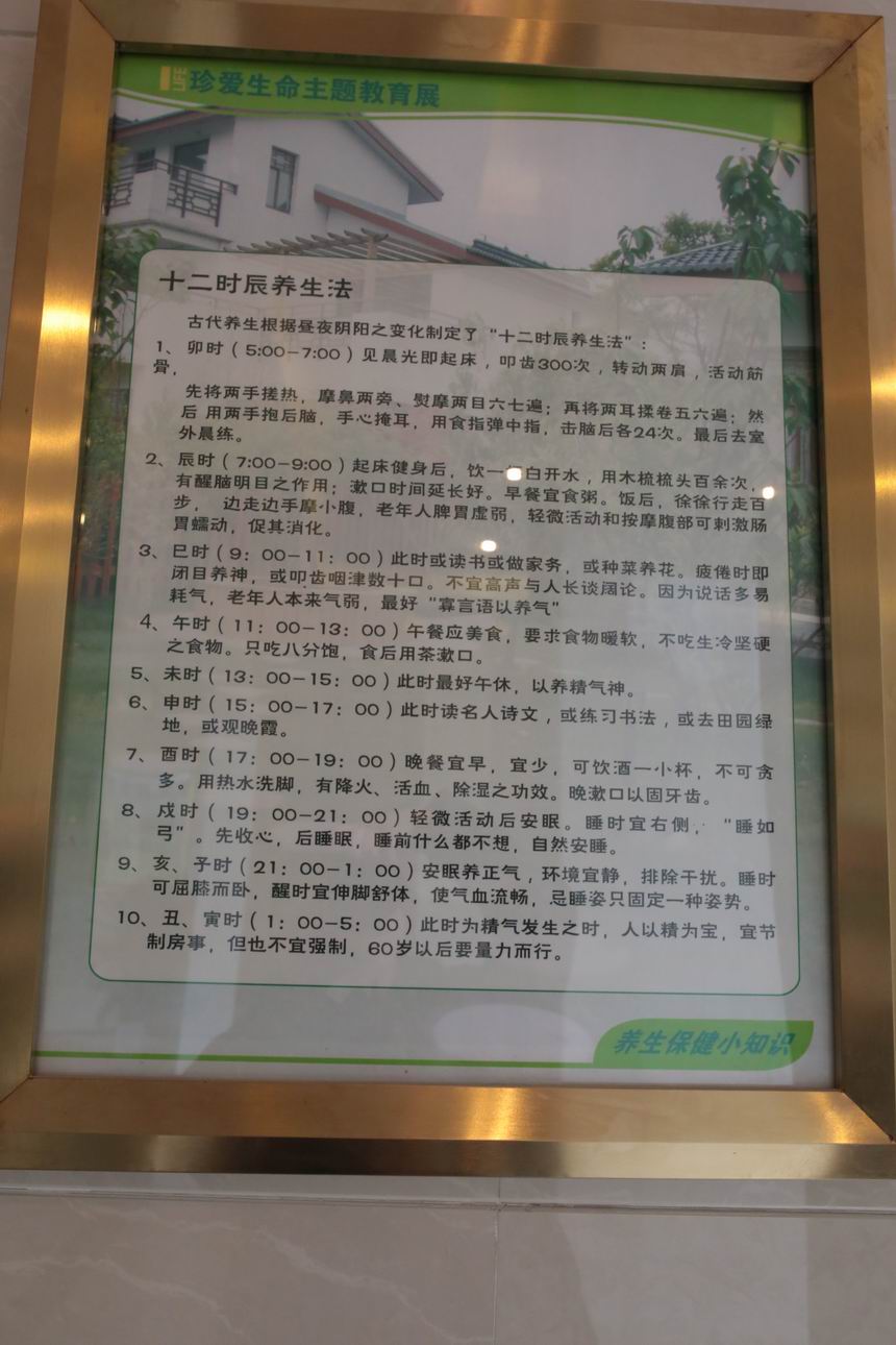 十二时辰养生法